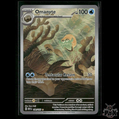 Omanyte 180/165 SV: Scarlet & Violet 151 NM Pokemon