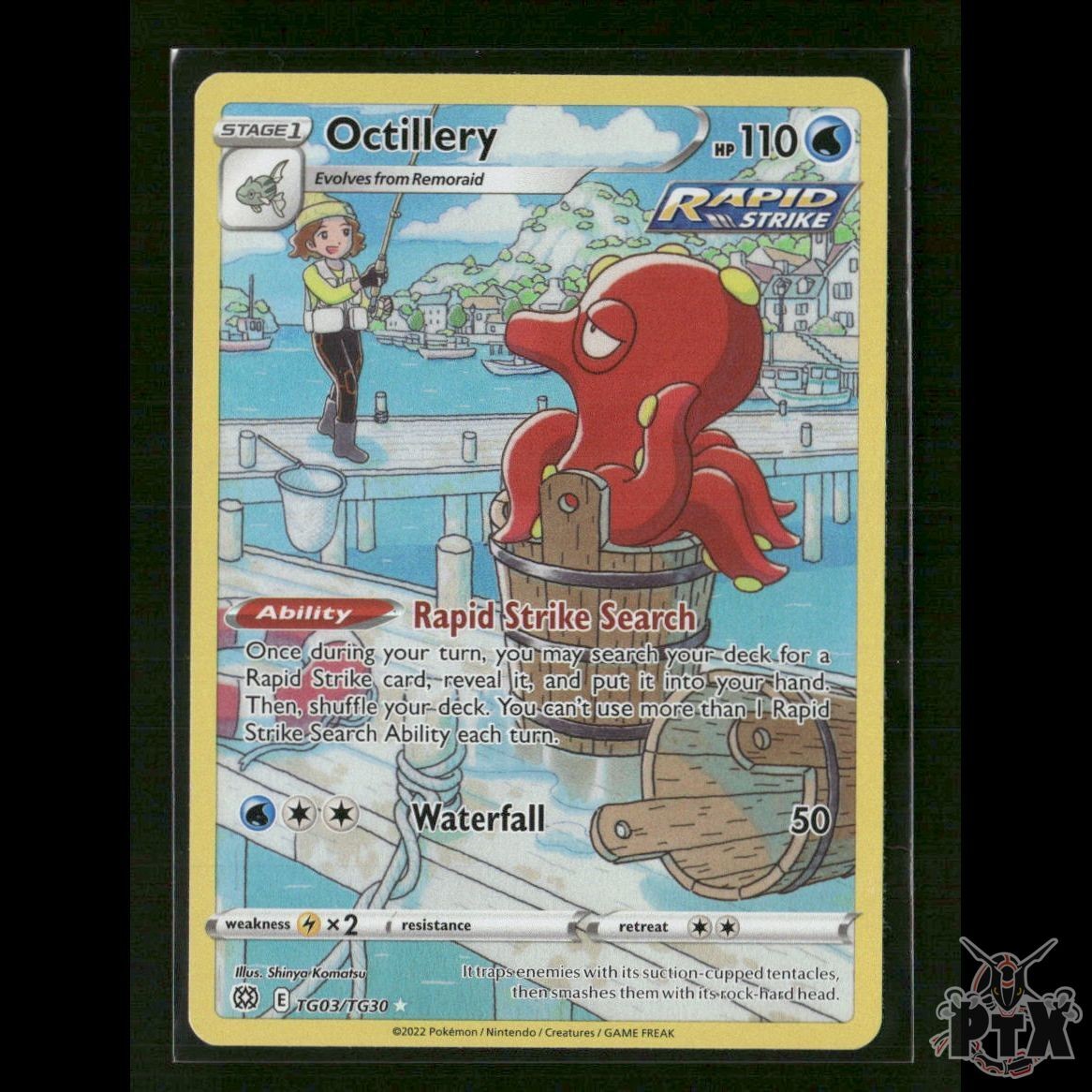 Octillery TG03/TG30 SWSH09: Brilliant Stars Trainer Gallery NM Pokemon