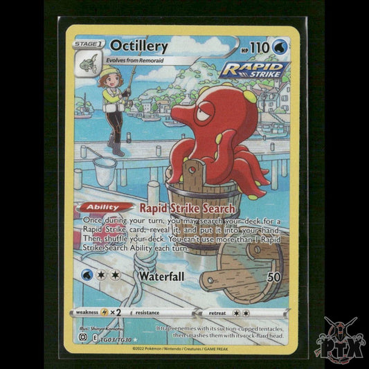 Octillery TG03/TG30 SWSH09: Brilliant Stars Trainer Gallery NM Pokemon