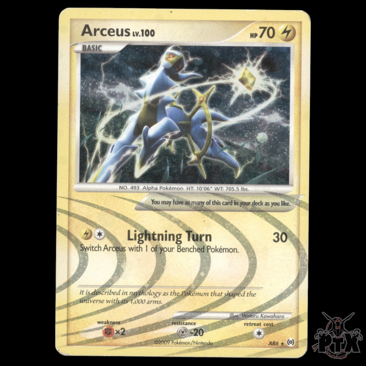 Arceus #AR6 Platinum Arceus MP/Moderatly Played Pokemon 2009