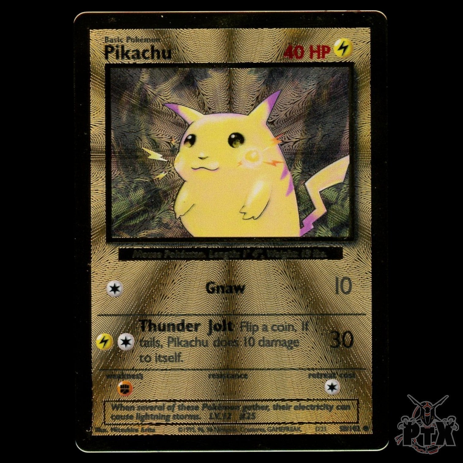 Pikachu Metal Card #58/102 Celebrations Promo Pokemon 2021