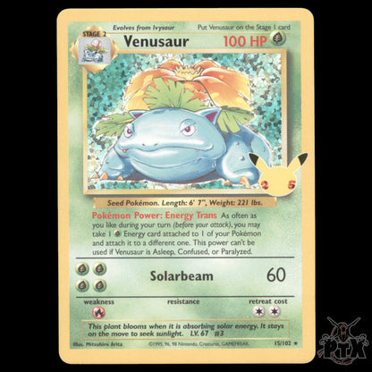Venusaur #15/102 Celebration NM/Near Mint Pokemon 2020