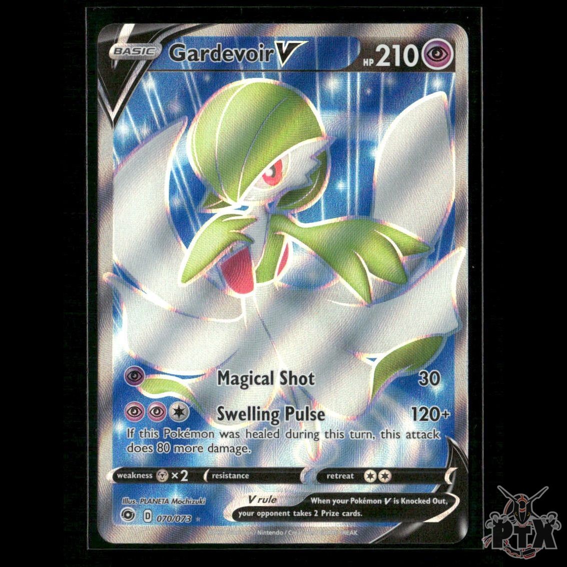 Gardevoir V (Full Art) 70/73 Champion's Path NM Pokemon