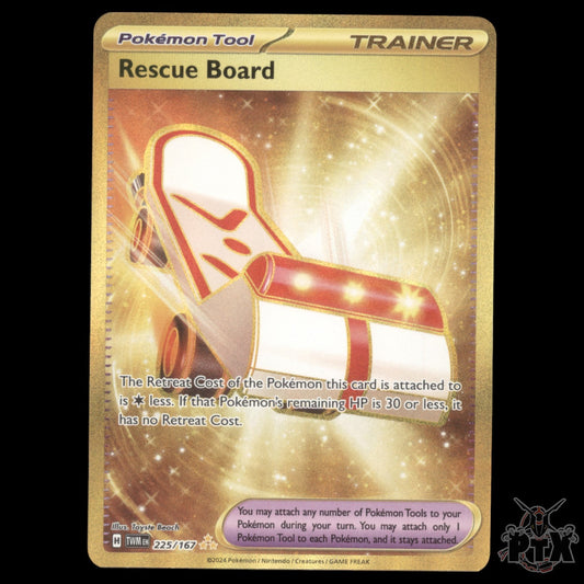 Rescue Board #225/167 Twilight Masquerade NM/Near Mint Pokemon 2024