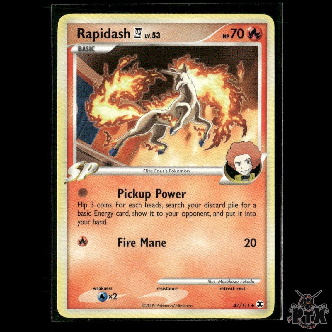 Rapidash E4 47/111 Rising Rivals NM Pokemon