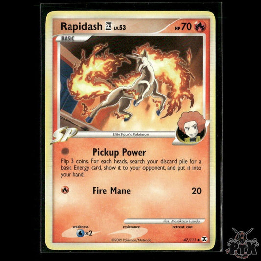Rapidash E4 47/111 Rising Rivals NM Pokemon
