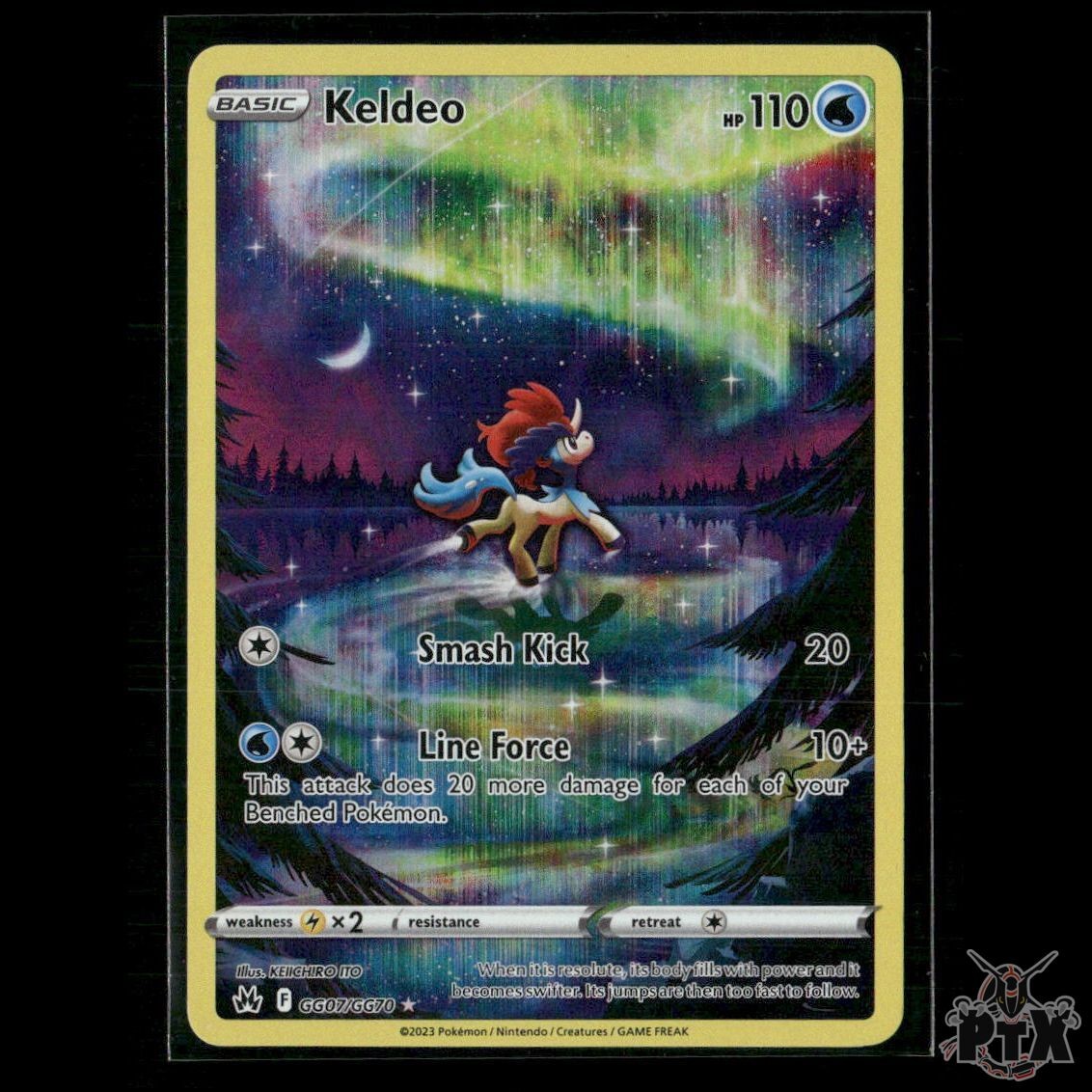 Keldeo GG07/GG70 SWSH: Crown Zenith: Galarian Gallery NM Pokemon