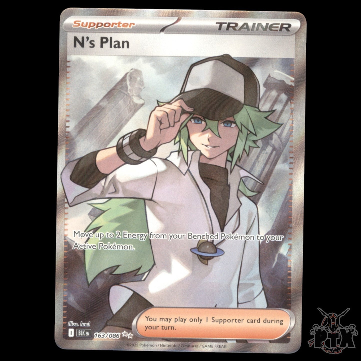 N's Plan #163/086 Black Bolt NM/Near Mint Pokemon 2025