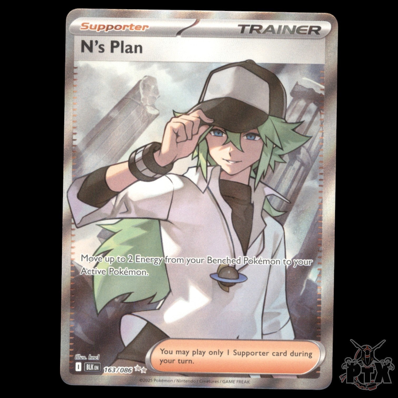 N's Plan #163/086 Black Bolt NM/Near Mint Pokemon 2025