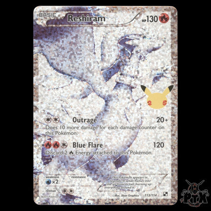 Reshiram #113/114 Celebrations NM/Near Mint Pokemon 2021