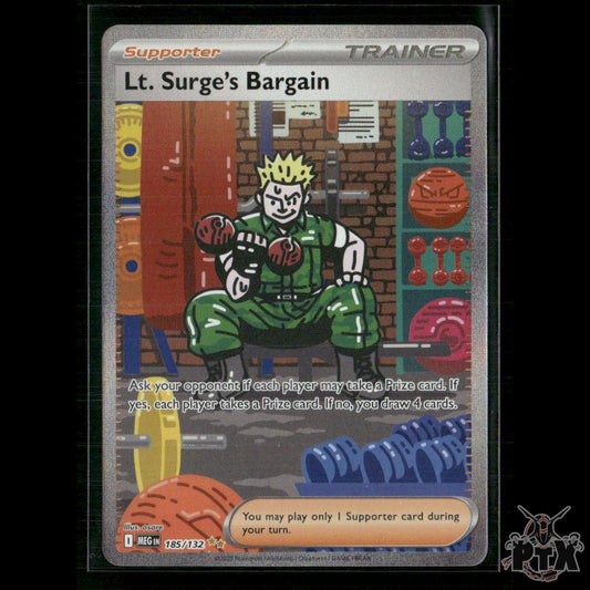 Lt. Surge's Bargain 185/132 ME01: Mega Evolution NM Pokemon