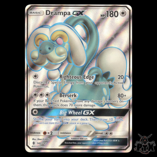Drampa gx #142/145 Guardians Rising NM/Near Mint Pokemon 2017