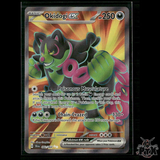 Okidogi ex 082/064 SV: Shrouded Fable NM Pokemon