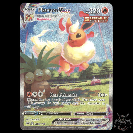 Flareon VMAX #SWSH180 Sword & Shield Promo NM/Near Mint Pokemon 2021