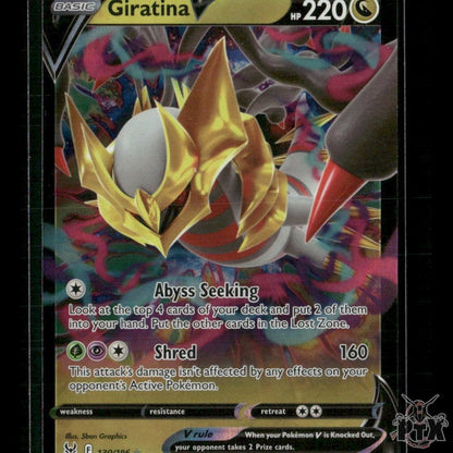 Giratina V 130/196 SWSH11: Lost Origin NM Pokemon