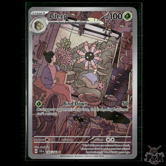 Lileep 145/142 SV07: Stellar Crown NM Pokemon
