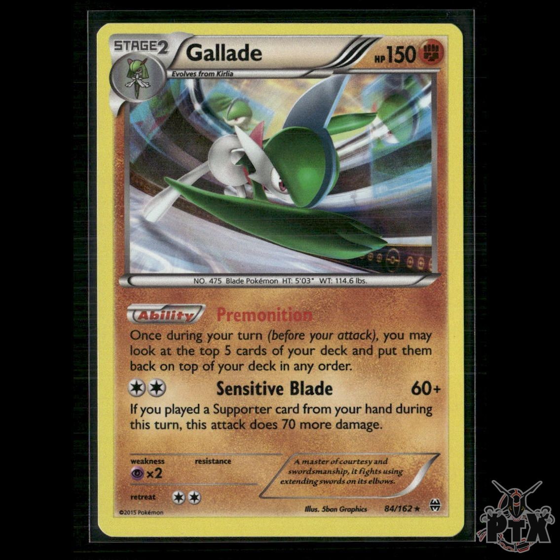 Gallade 84/162 XY - BREAKthrough LP Pokemon