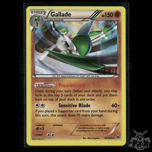 Gallade 84/162 XY - BREAKthrough LP Pokemon