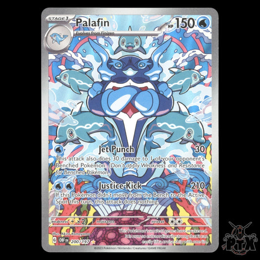 Palafin #200/197 Obsidian Flames NM/Near Mint Poekmon 2023