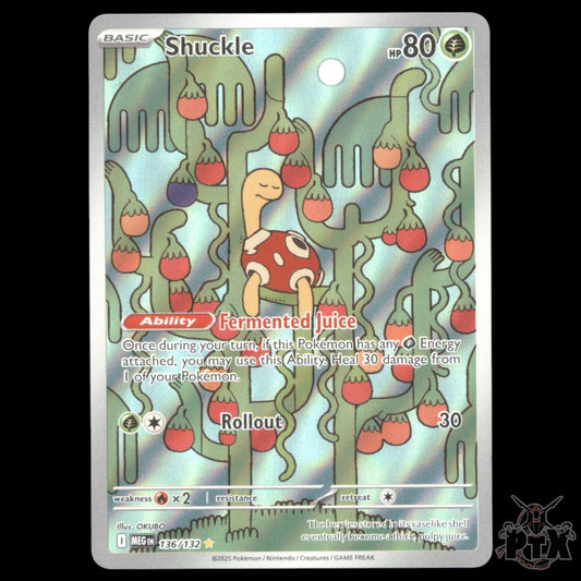Shuckle #136/132 Mega Evolution NM/Near Mint Pokemon 2025