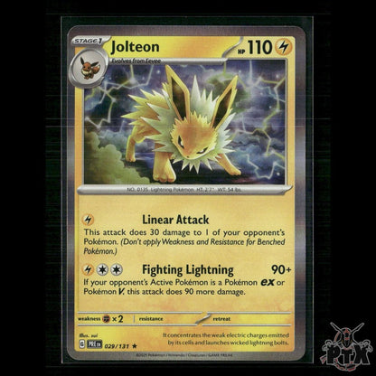 Jolteon 029/131 SV: Prismatic Evolutions NM Pokemon