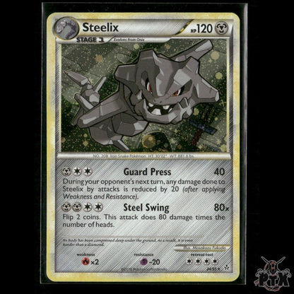 Steelix Holo 24/95 (HGSS Unleashed) Deck Exclusives LP Pokemon