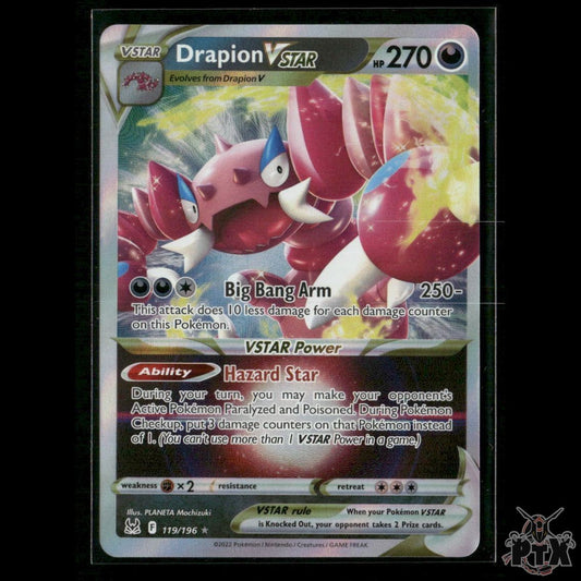 Drapion VSTAR 119/196 SWSH11: Lost Origin NM Pokemon