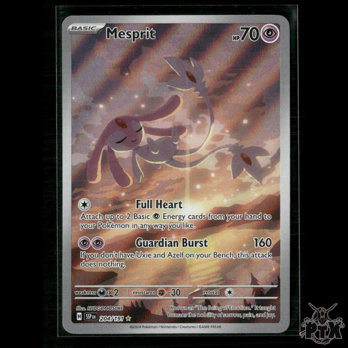 Mesprit 204/191 SV08: Surging Sparks NM Pokemon