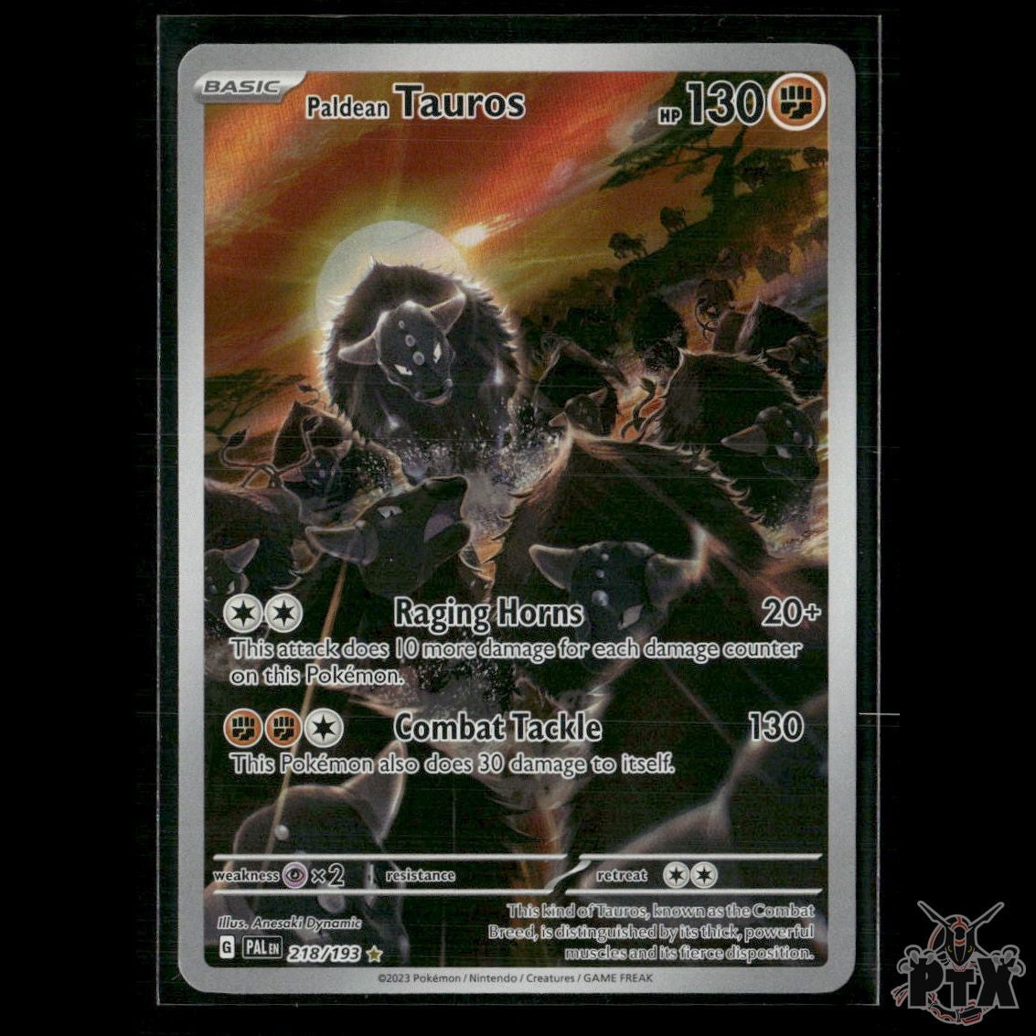 Paldean Tauros 218/193 SV02: Paldea Evolved NM Pokemon