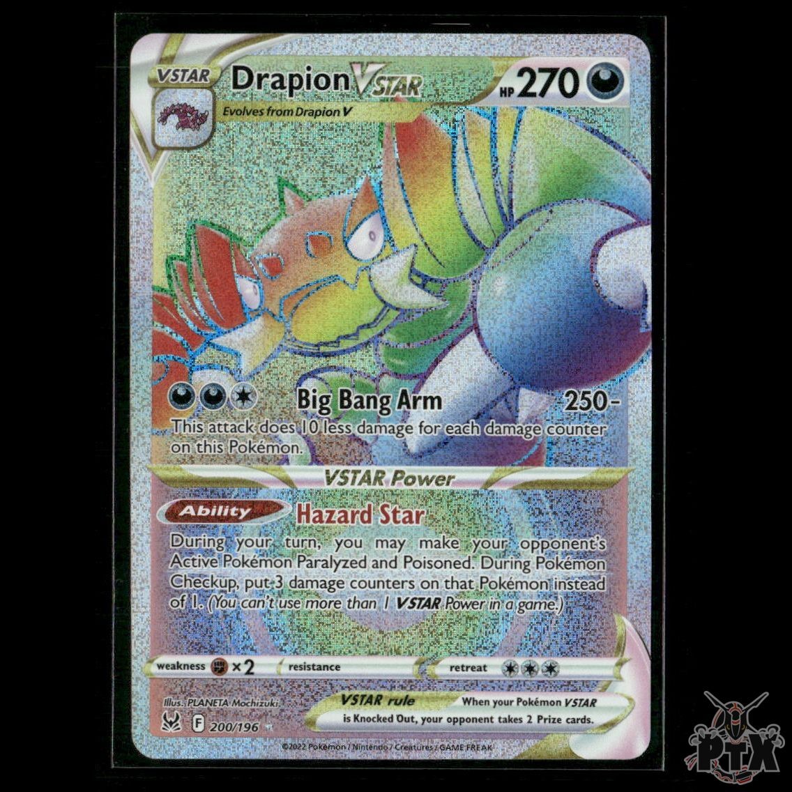 Drapion VSTAR (Secret) 200/196 SWSH11: Lost Origin NM Pokemon