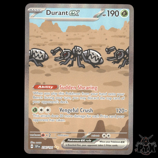 Durant ex #236/191 Surging Sparks NM/Near Mint Pokemon 2024