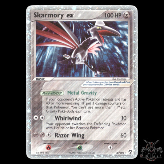 Skarmory ex #98/108 EX Power Keepers MP/Moderatly Played Pokemon 2007