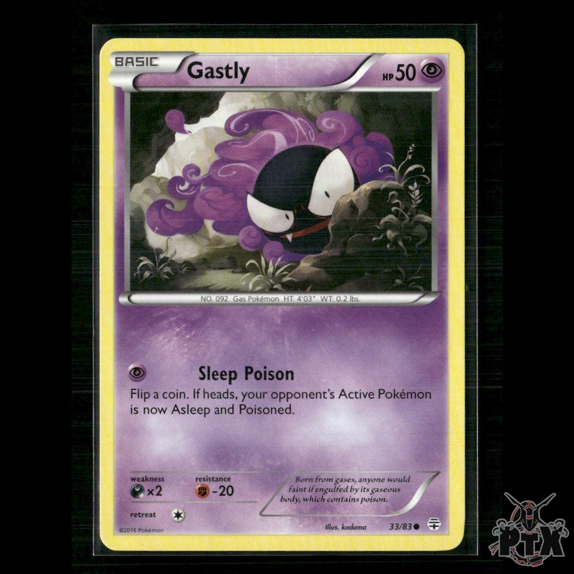 Gastly 33/83 Generations NM Pokemon