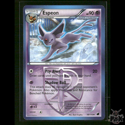 Espeon (Team Plasma) 48/116 Plasma Freeze NM Pokemon
