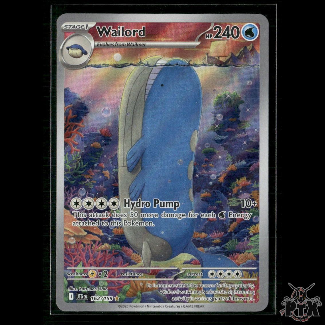 Wailord 162/159 SV09: Journey Together NM Pokemon