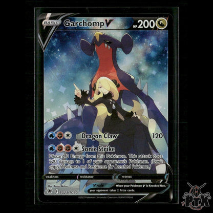 Garchomp V TG23/TG30 SWSH10: Astral Radiance Trainer Gallery NM Pokemon