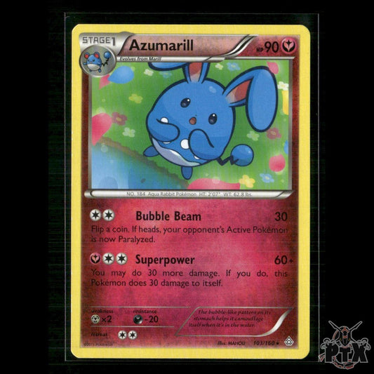 Azumarill 103/160 XY - Primal Clash NM Pokemon
