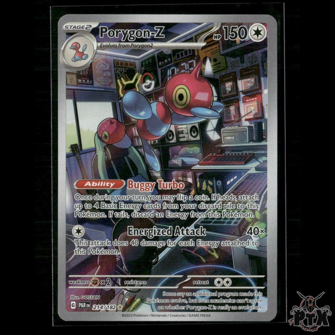 Porygon-Z 214/182 SV04: Paradox Rift NM Pokemon