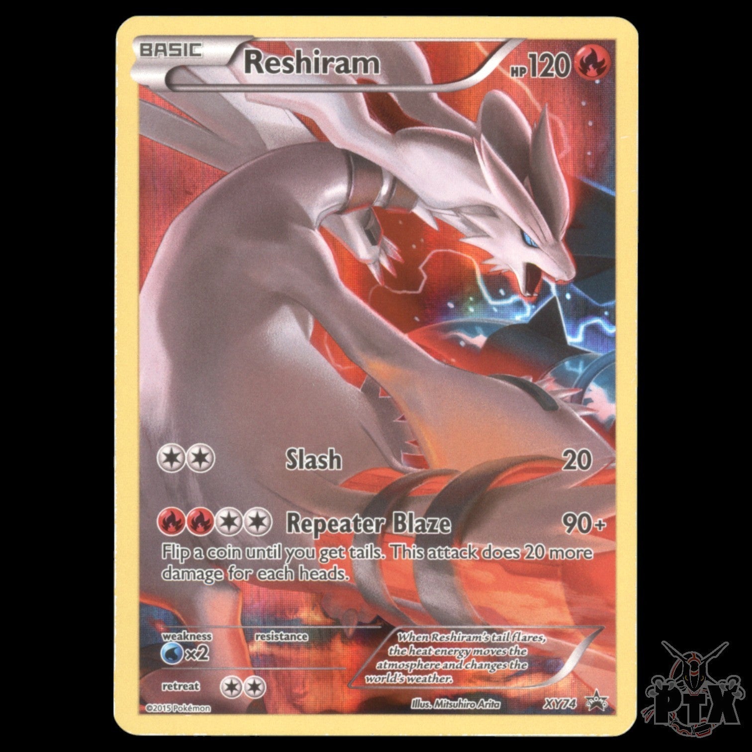Reshiram #XY74 XY Promo LP/Lightly Played Pokemon 2015