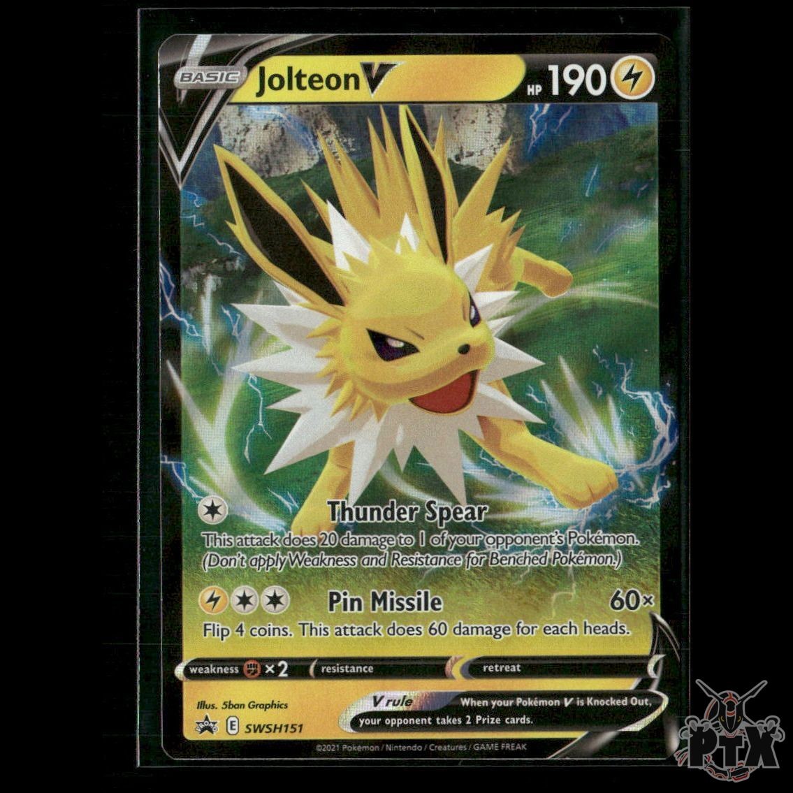 Jolteon V SWSH151 SWSH: Sword & Shield Promo Cards NM Pokemon