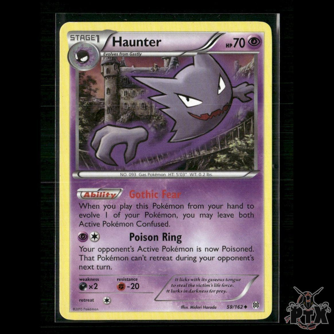 Haunter 59/162 XY - BREAKthrough LP Pokemon