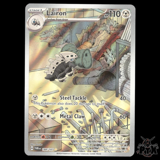 Lairon #184/167 Twilight Masquerade NM/Near Mint Pokemon 2024
