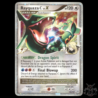 Rayquaza C Lv.X #146/147 Supreme Victors NM/LP Pokemon 2009
