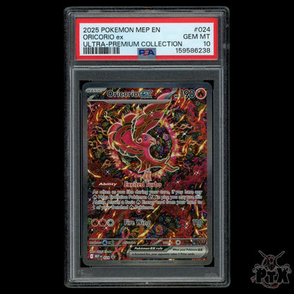 Oricorio ex 024 PSA 10 Mega Evolution Promo Pokemon 2025