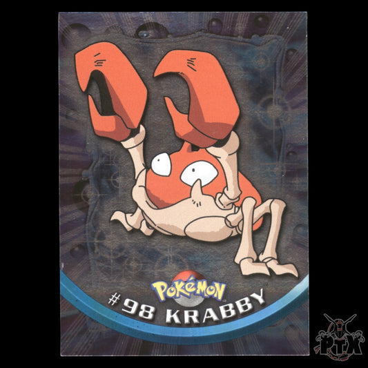 Topps Krabby #98 Foil Series 2 Pokemon 2000