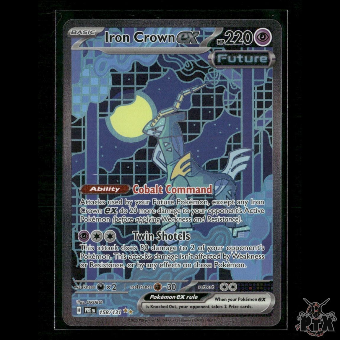 Iron Crown ex 158/131 SV: Prismatic Evolutions NM Pokemon