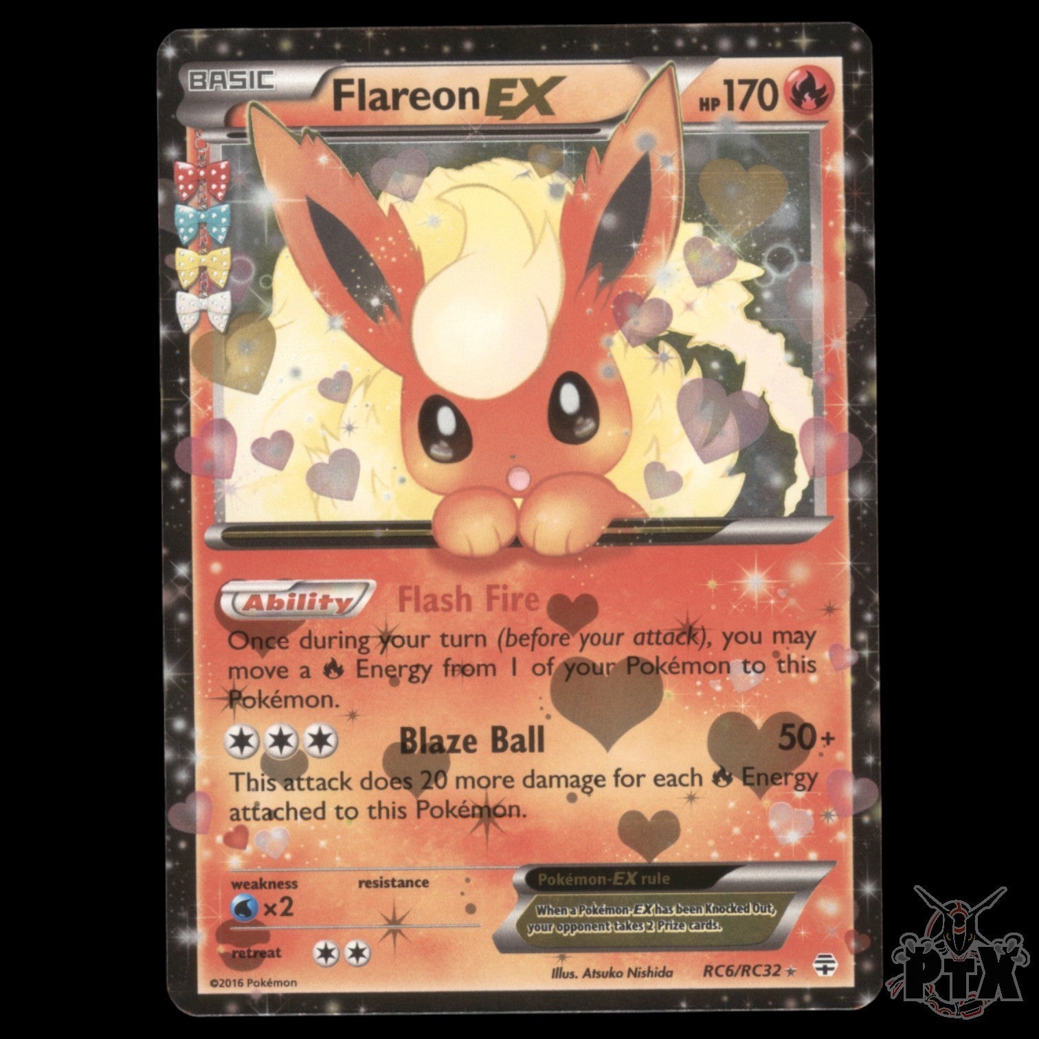 Flareon EX #RC6/RC32 Generations NM/Near Mint Pokemon 2016
