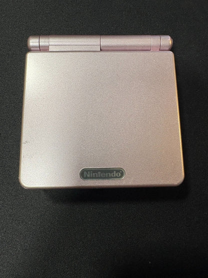 Nintendo Gameboy Advance SP Pearl Pink AGS-101 Working & Charger Inlcuded