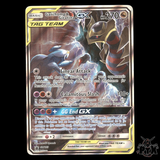 Garchomp & Giratina GX #SM193 Sun & Moon Promo MP/Moderatly Played Pokemon 2019