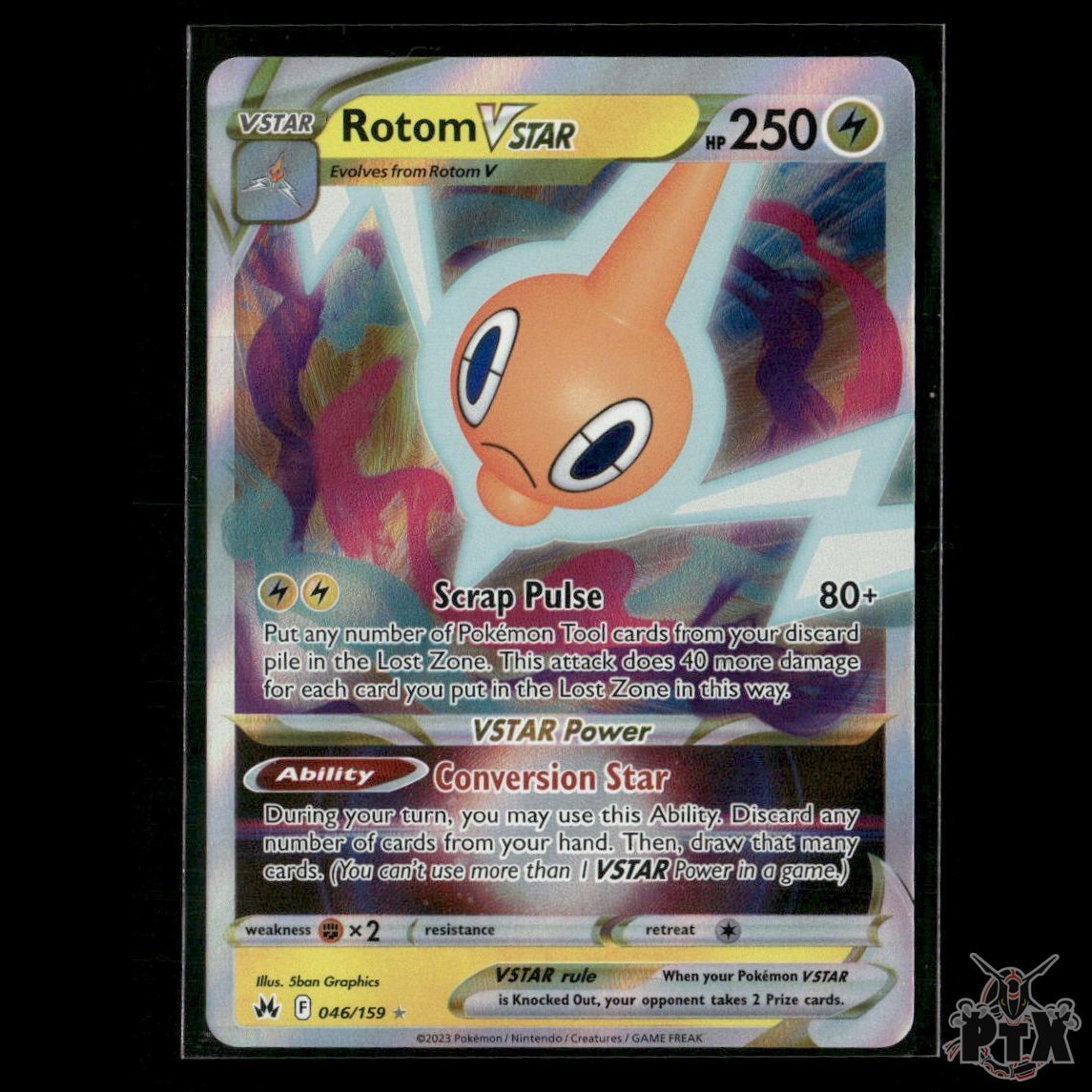 Rotom VSTAR 046/159 Crown Zenith NM Pokemon